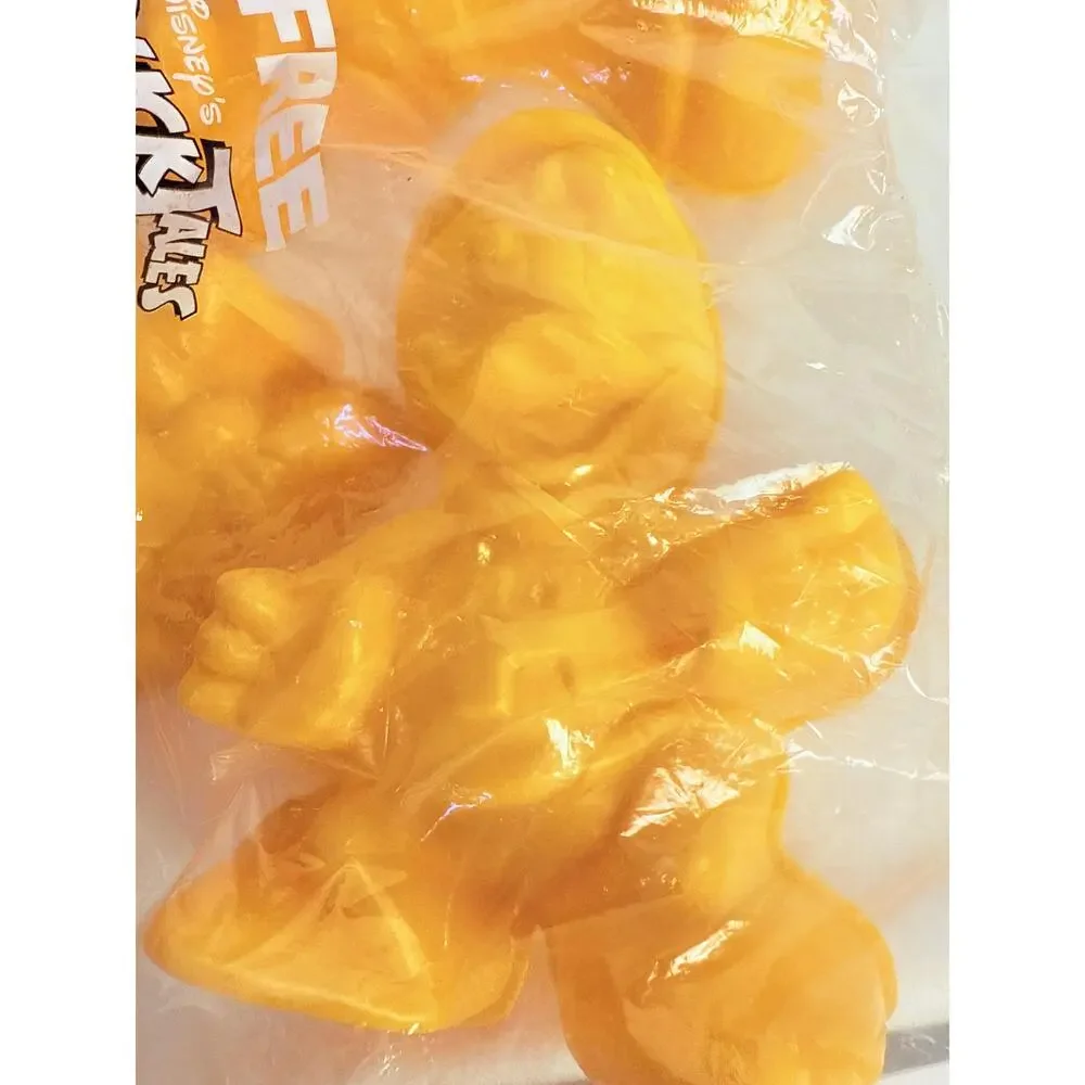 NWT Disney 1989 DuckTales Yellow Cartoon Jello Mold Set of 4 - Picture 4 of 4